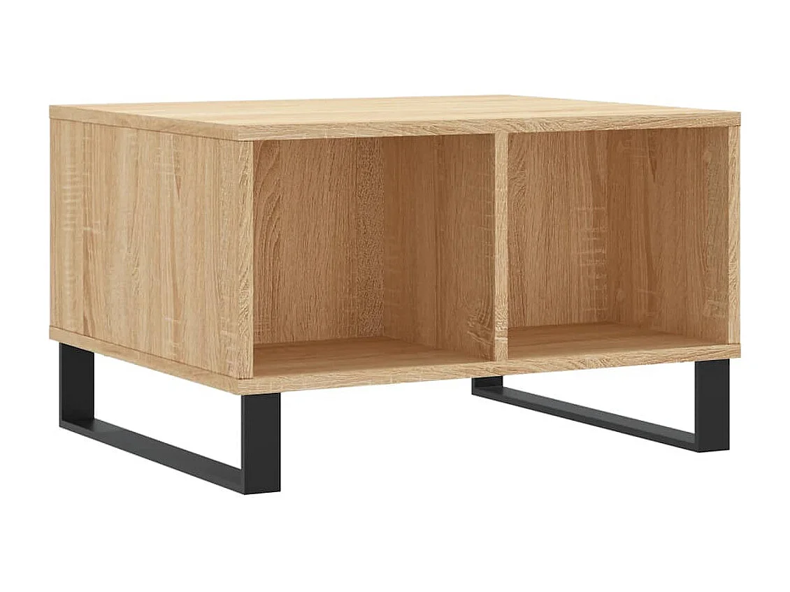 Table basse Chêne sonoma 60x50x36,5 cm Bois d'ingénierie