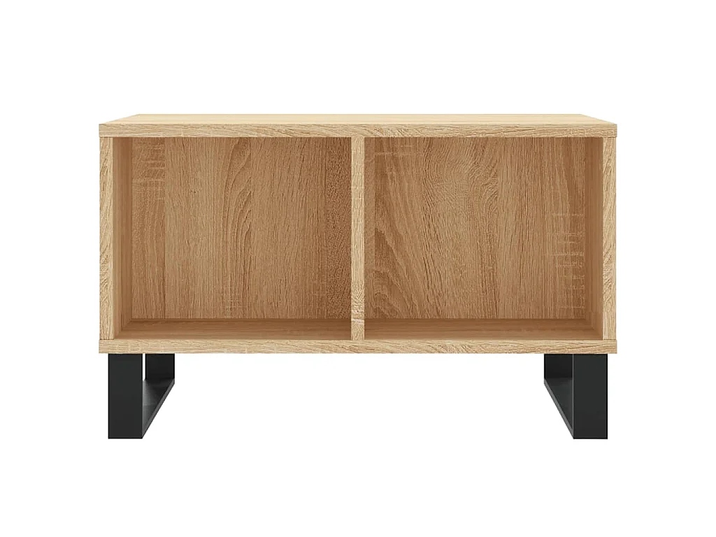 Table basse Chêne sonoma 60x50x36,5 cm Bois d'ingénierie