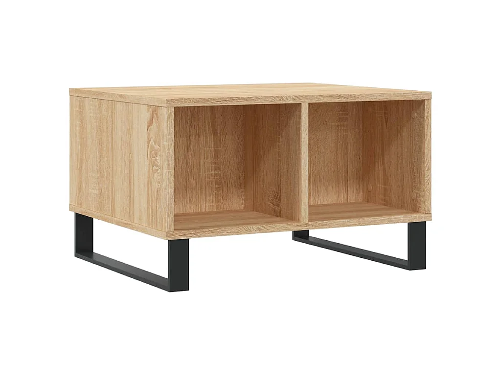 Table basse Chêne sonoma 60x50x36,5 cm Bois d'ingénierie