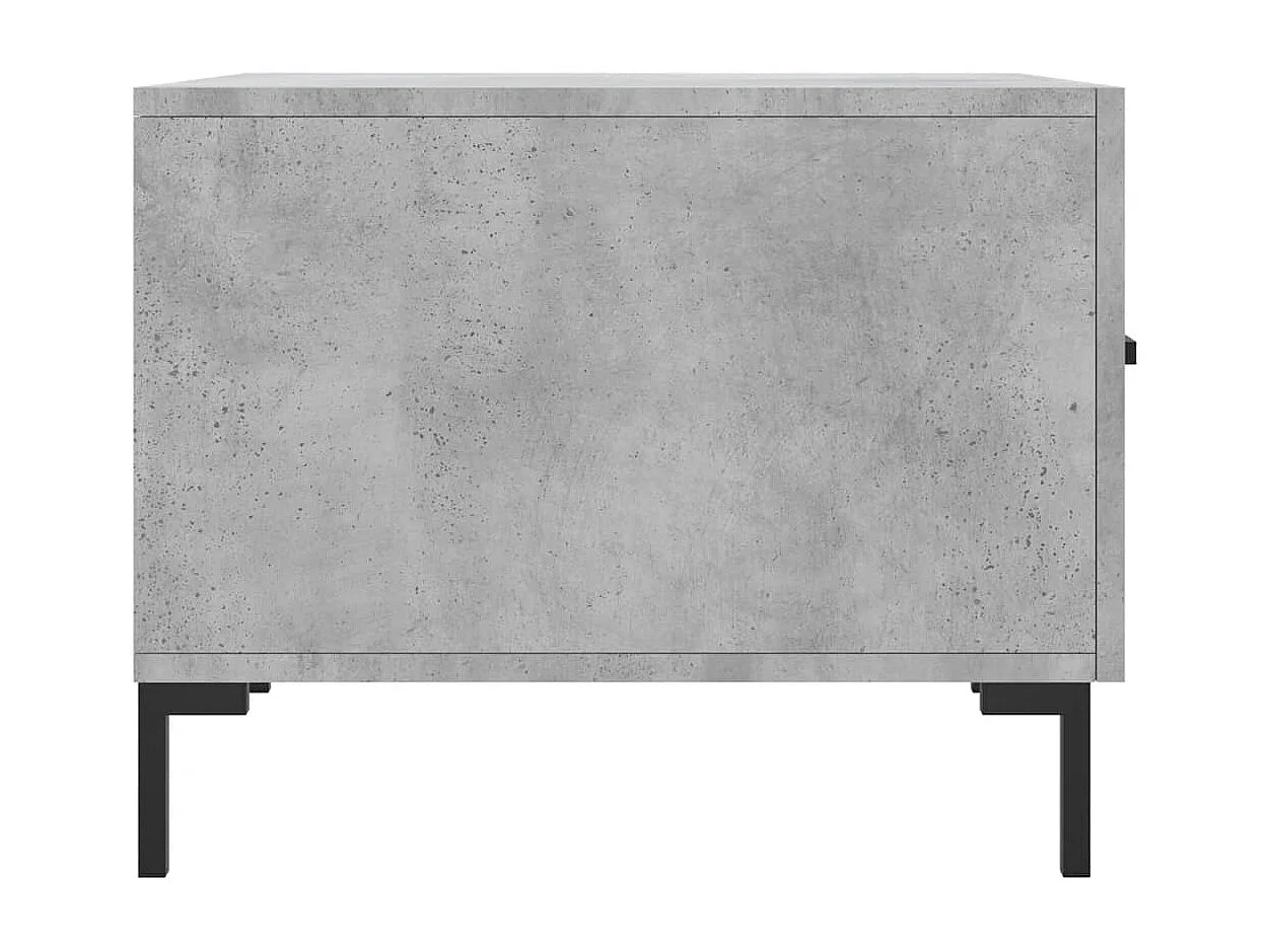 Couchtische 2 Stk. Betongrau 50x50x40 cm Holzwerkstoff