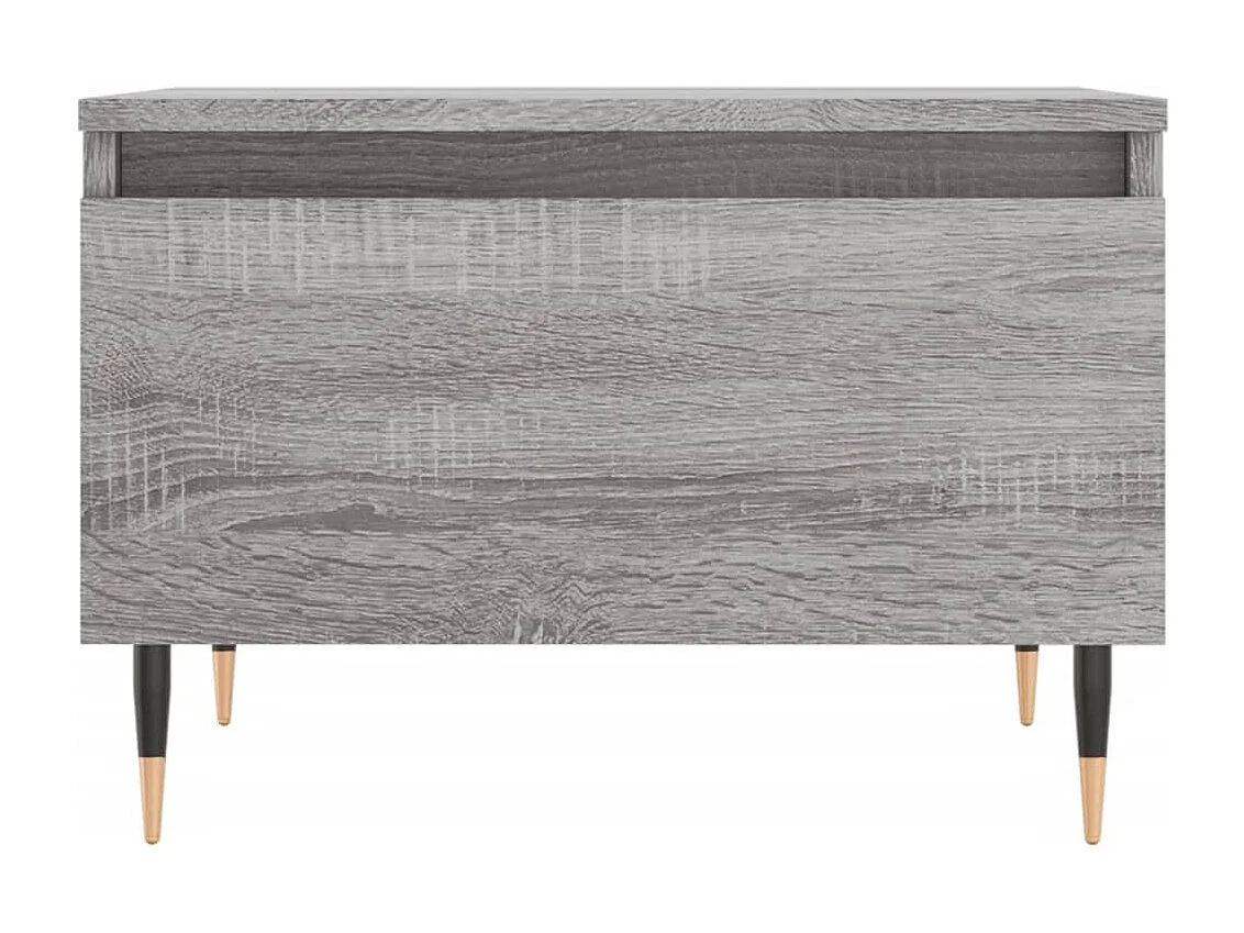 Tables basses 2 pcs sonoma gris 50x46x35 cm bois d'ingénierie