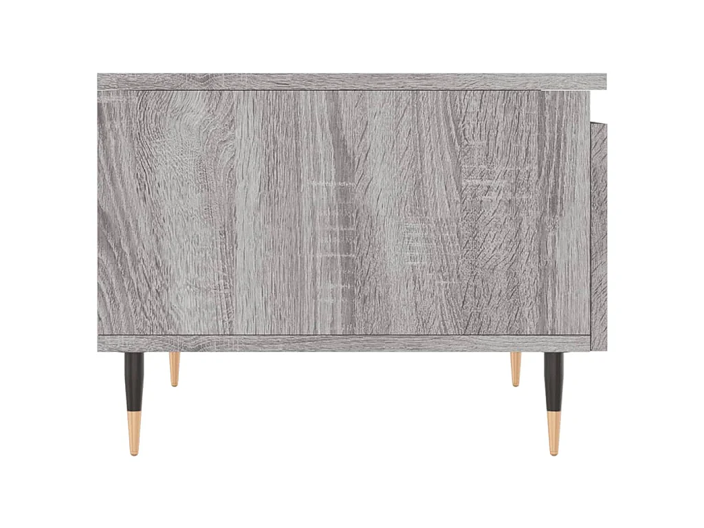 Tables basses 2 pcs sonoma gris 50x46x35 cm bois d'ingénierie