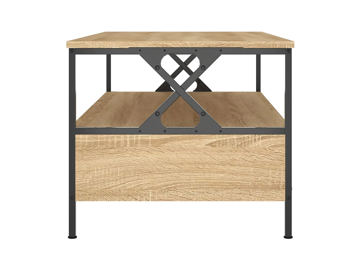 Table basse chêne sonoma 100x51x45 cm bois d'ingénierie