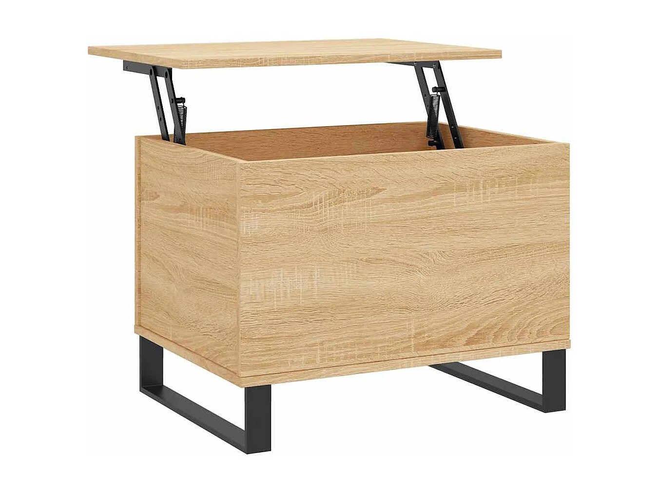 Salontafel 60x44,5x45 cm bewerkt hout sonoma eikenkleurig