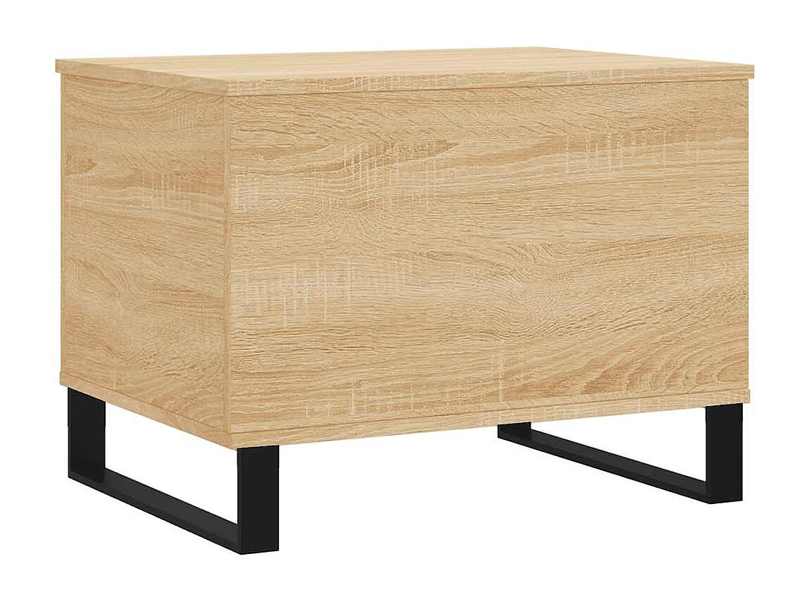 Salontafel 60x44,5x45 cm bewerkt hout sonoma eikenkleurig