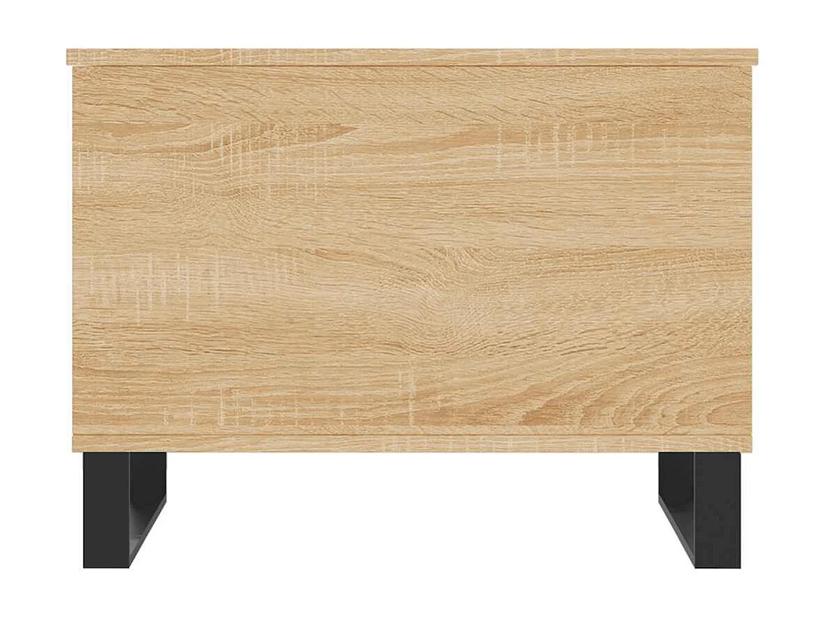 Salontafel 60x44,5x45 cm bewerkt hout sonoma eikenkleurig