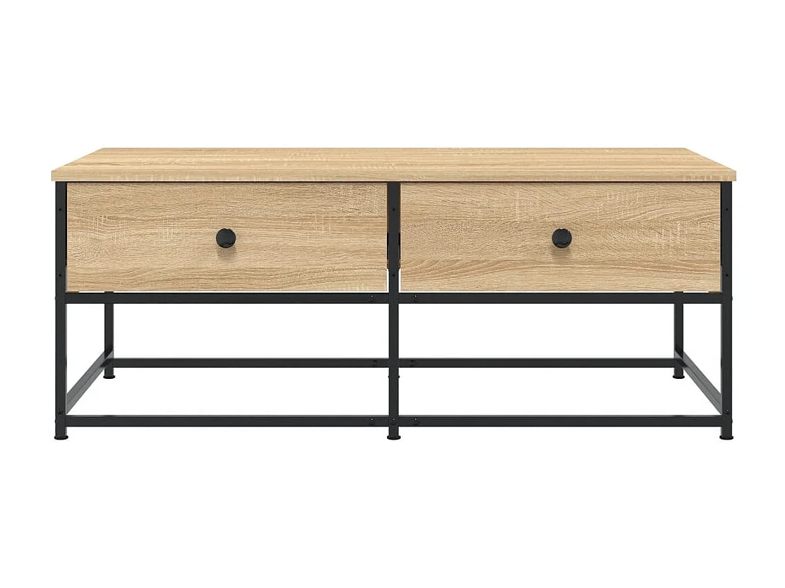 Mesa de centro 100x51x40 cm derivados madeira carvalho sonoma