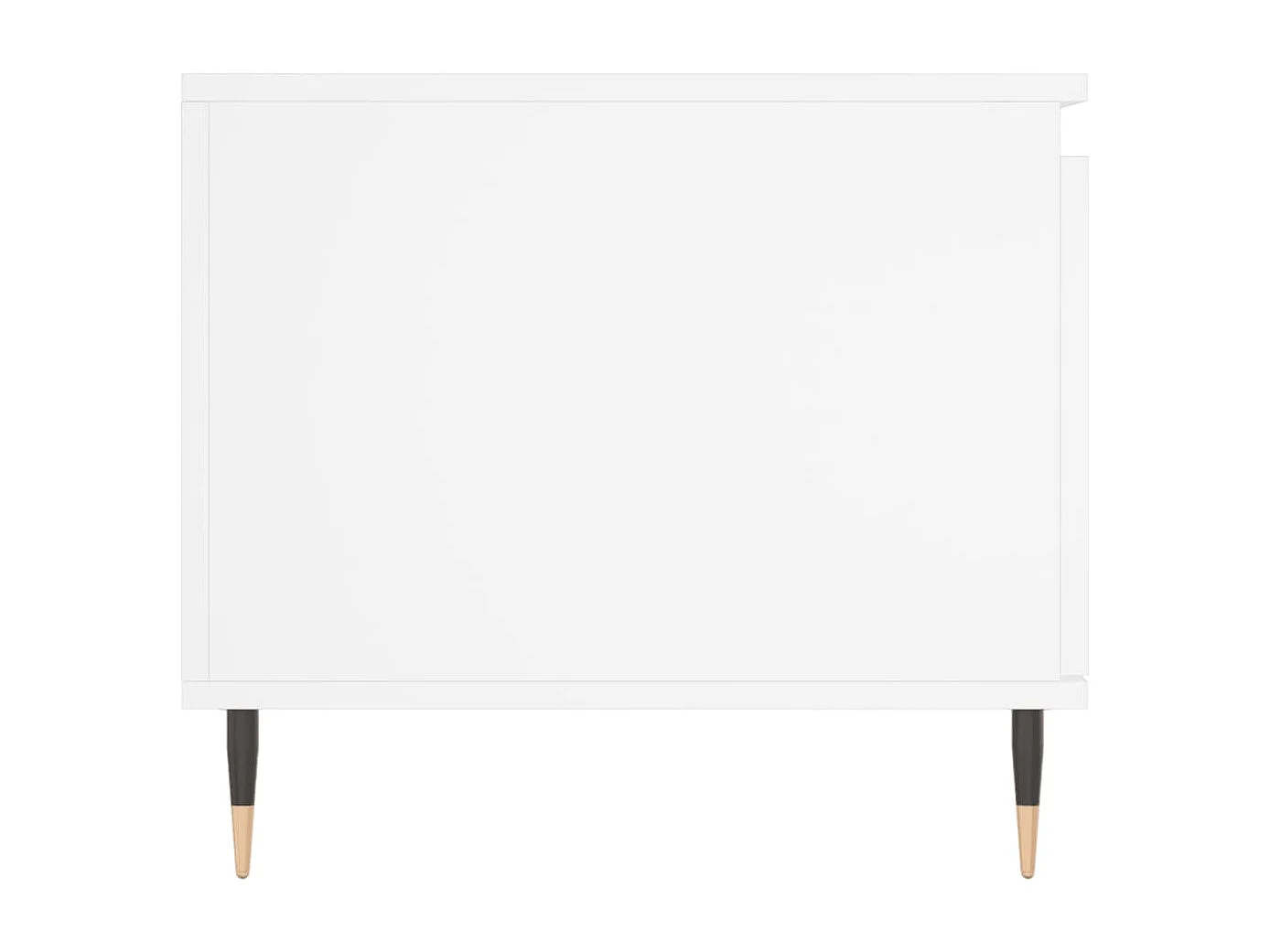 Tavolino da Salotto Bianco 100x50x45 cm in Legno Multistrato