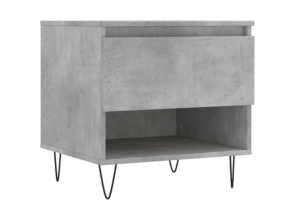 Couchtische 2 Stk. Betongrau 50x46x50 cm Holzwerkstoff