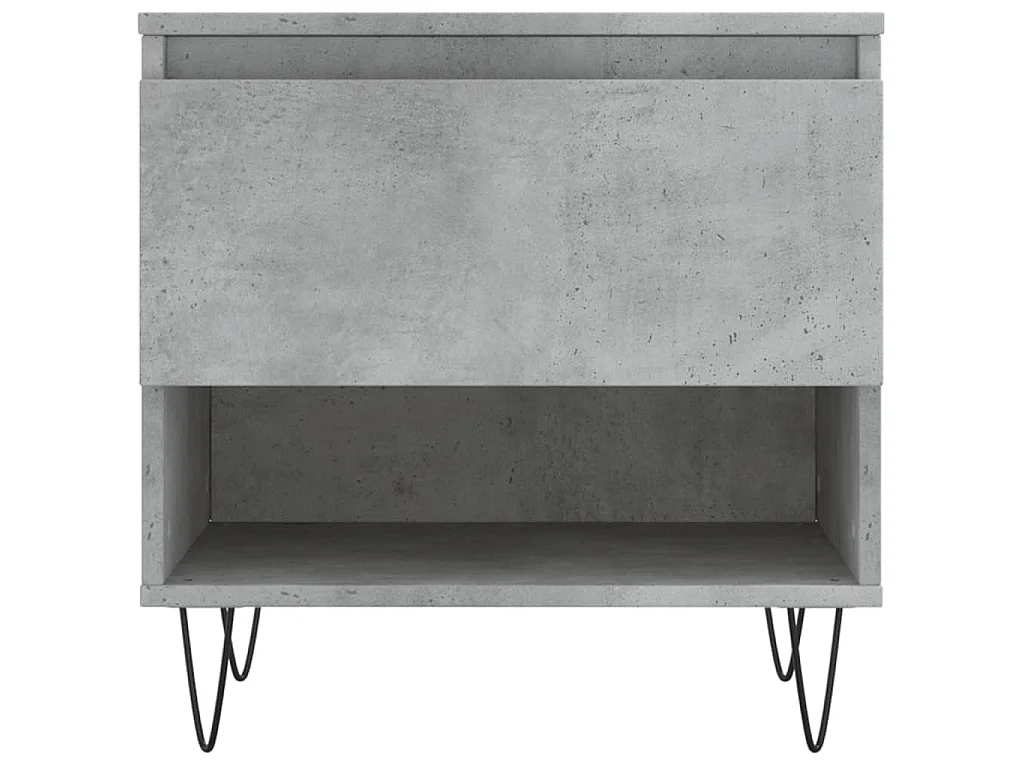 Couchtische 2 Stk. Betongrau 50x46x50 cm Holzwerkstoff