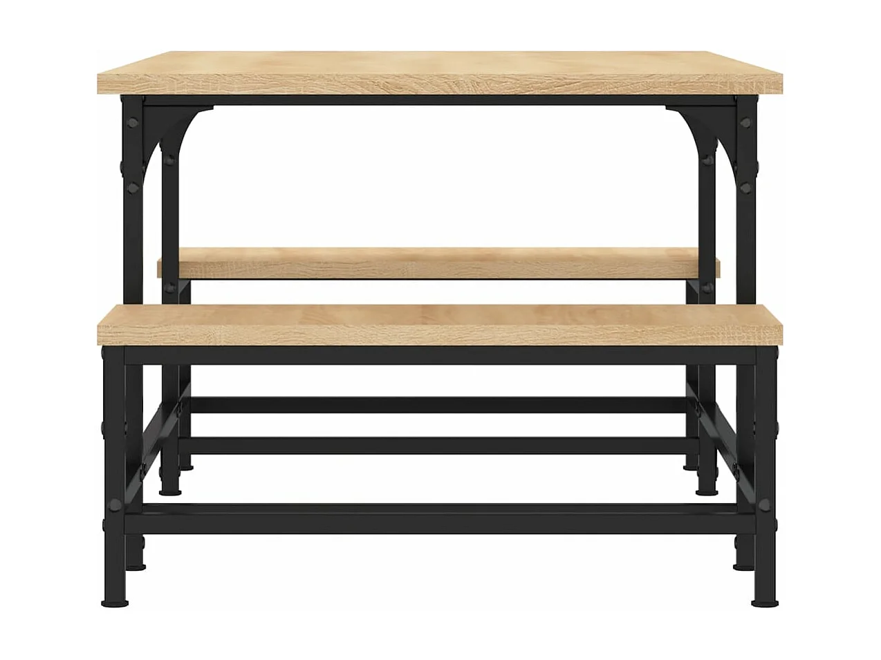 Table basse chêne sonoma 100x50,5x40 cm bois d'ingénierie