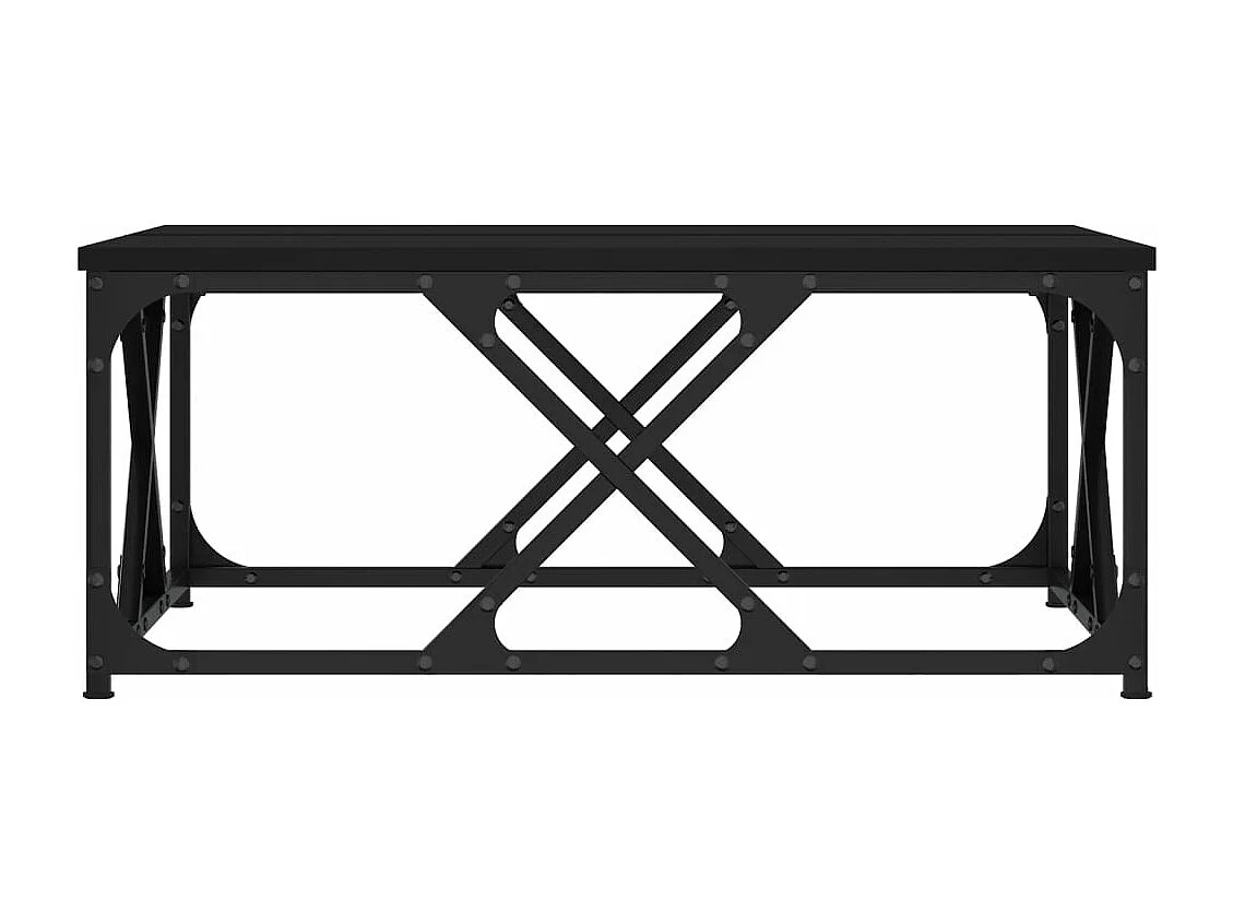 Mesa de centro 70x70x30 cm derivados de madeira preto