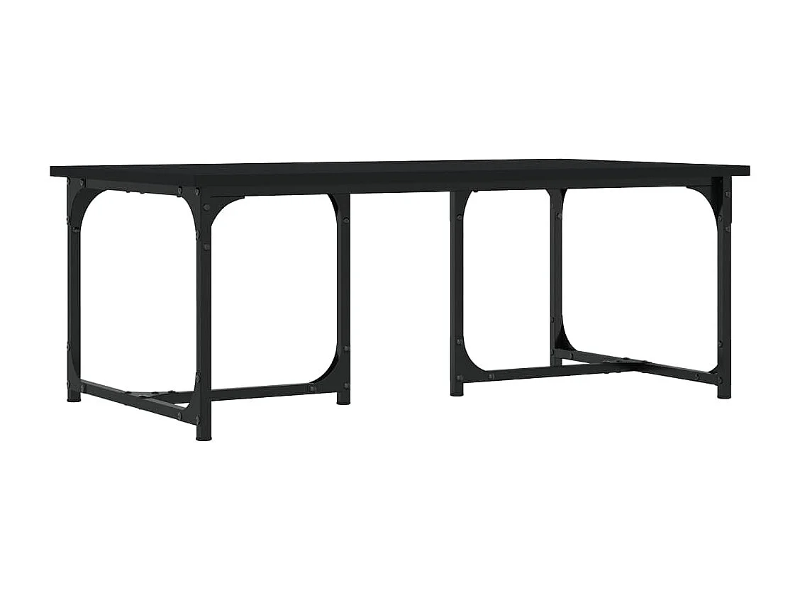 Couchtisch Schwarz 90x50x35 cm Holzwerkstoff