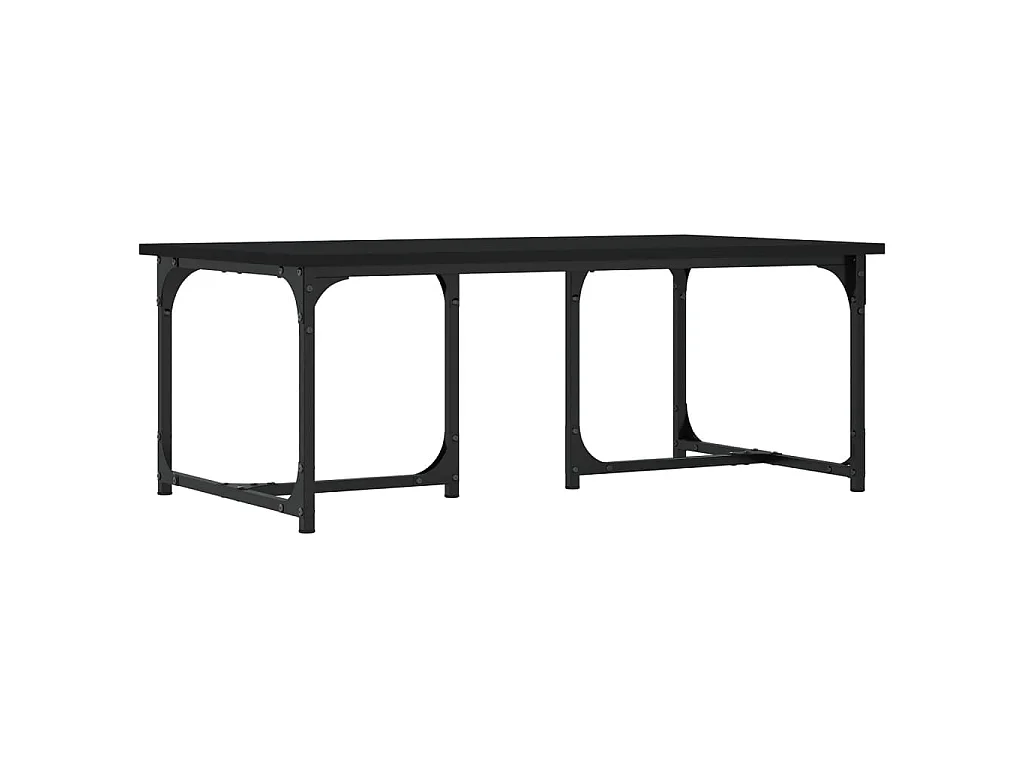 Couchtisch Schwarz 90x50x35 cm Holzwerkstoff