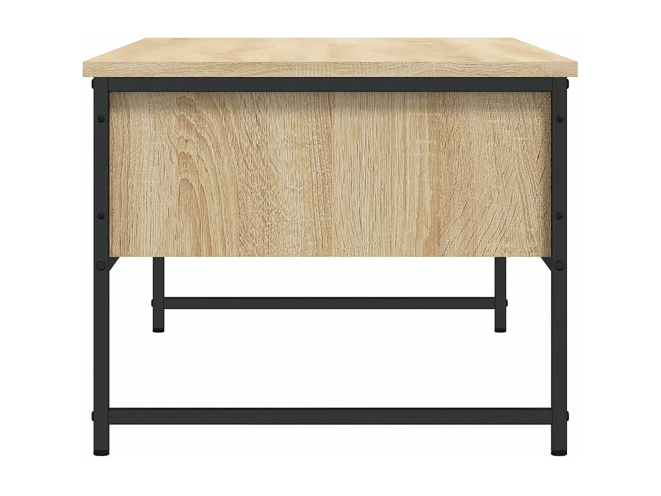 Table basse chêne sonoma 101x49x39,5 cm bois d'ingénierie