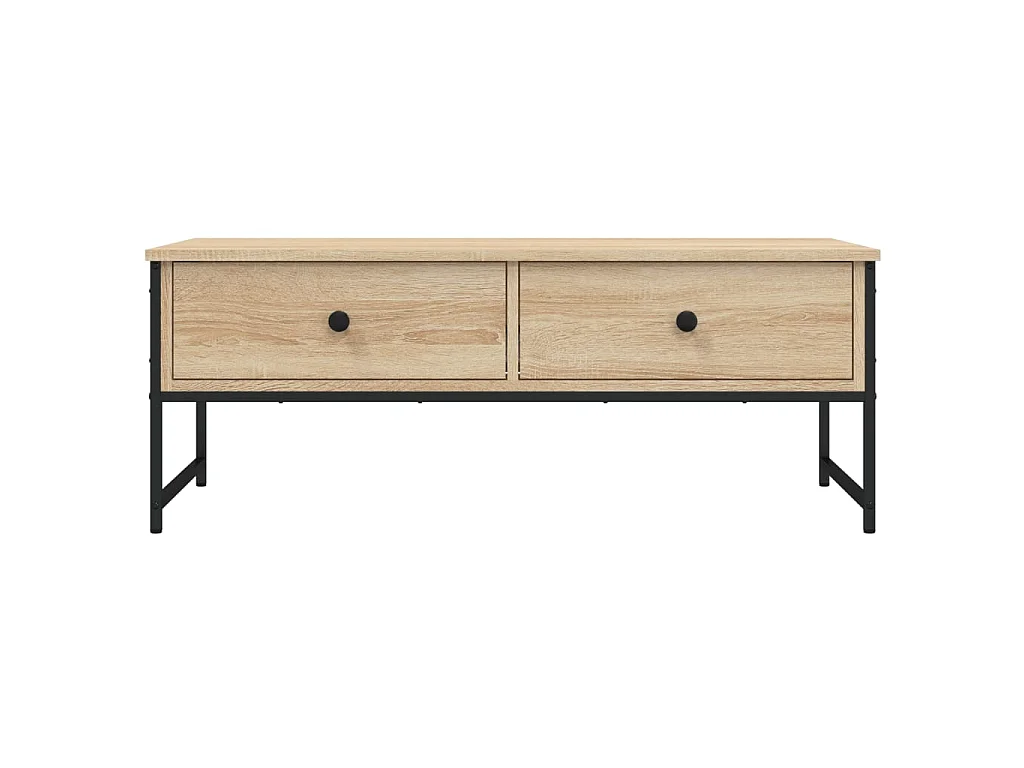 Mesa de centro madera de ingeniería roble Sonoma 101x49x39,5 cm