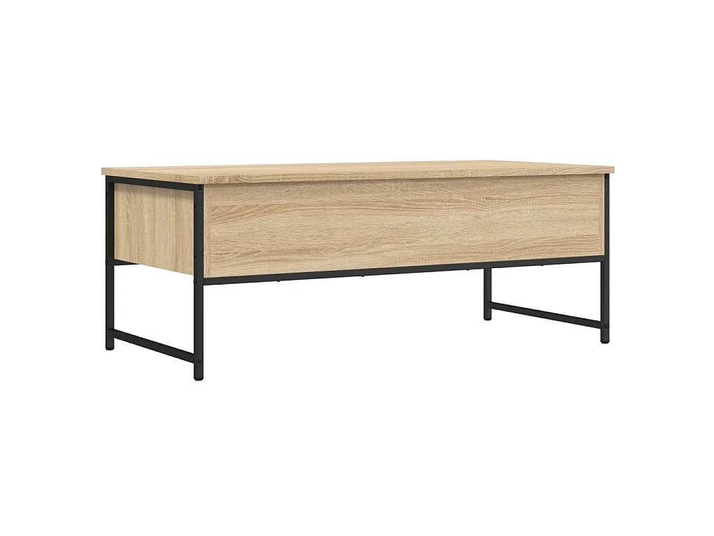 Mesa de centro madera de ingeniería roble Sonoma 101x49x39,5 cm