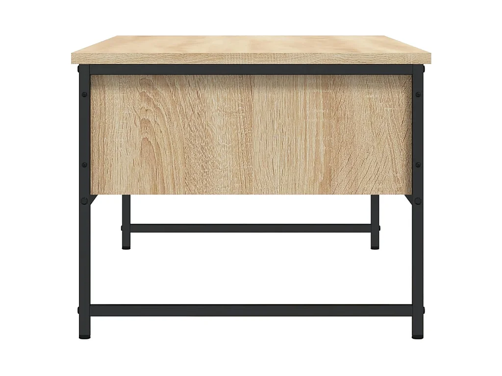 Mesa de centro madera de ingeniería roble Sonoma 101x49x39,5 cm