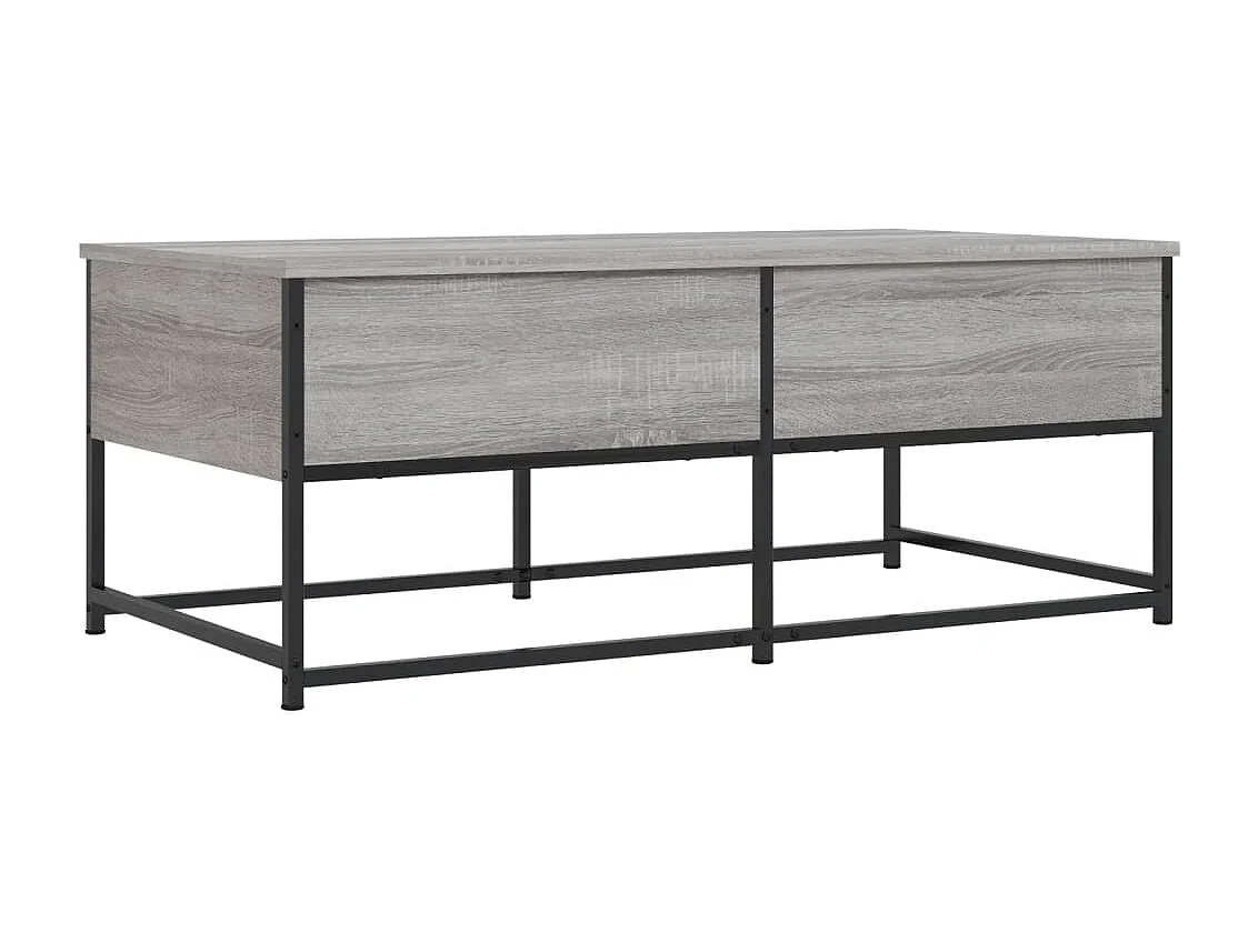 Salontafel 100x51x40 cm bewerkt hout grijs sonoma