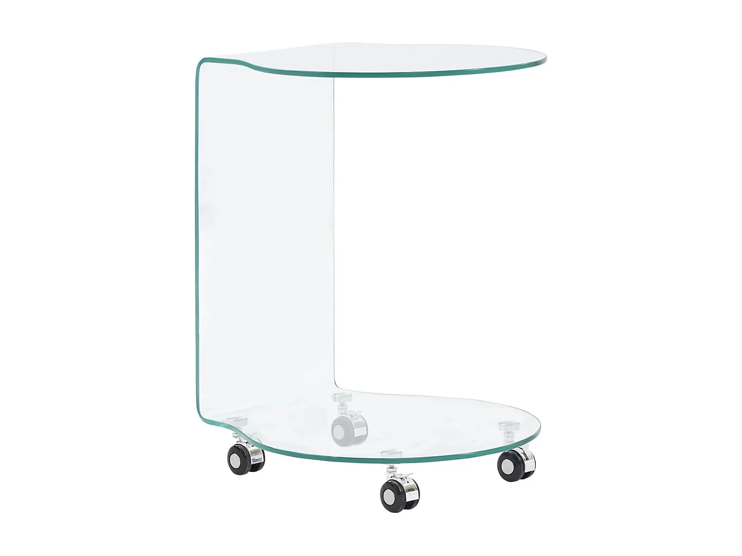 Table basse 45x40x58 cm Verre trempé