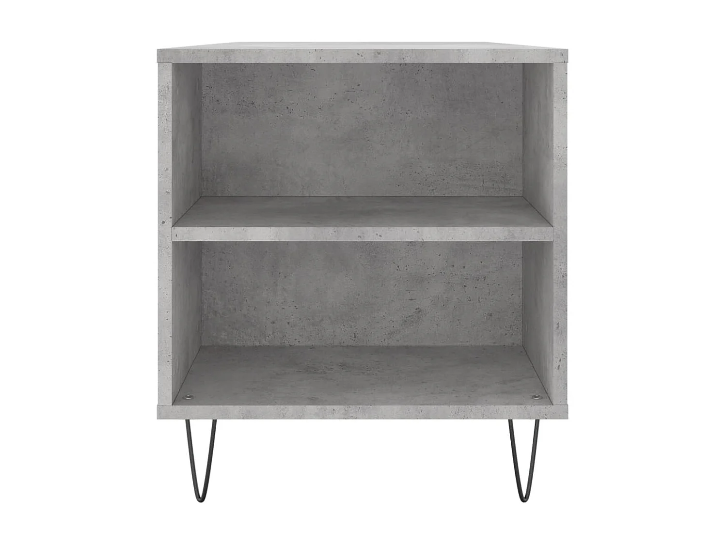 Table basse gris béton 102x44,5x50 cm bois d'ingénierie