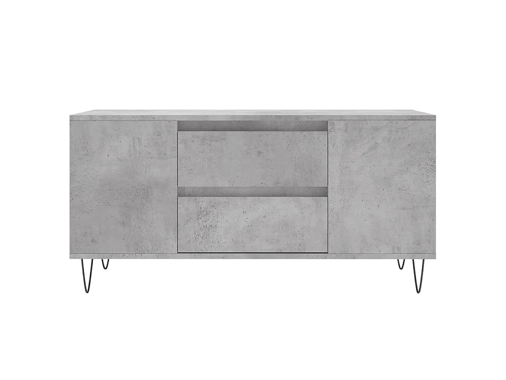 Couchtisch Betongrau 102x44,5x50 cm Holzwerkstoff