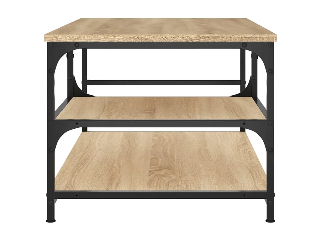 Table basse chêne sonoma 90x49x40 cm bois d'ingénierie