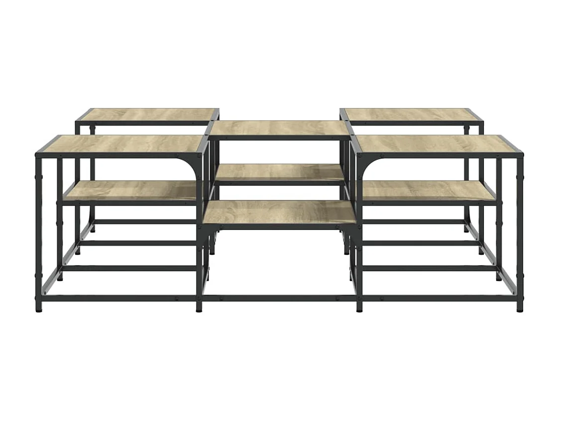 Couchtisch Sonoma-Eiche 121x121x40 cm Holzwerkstoff