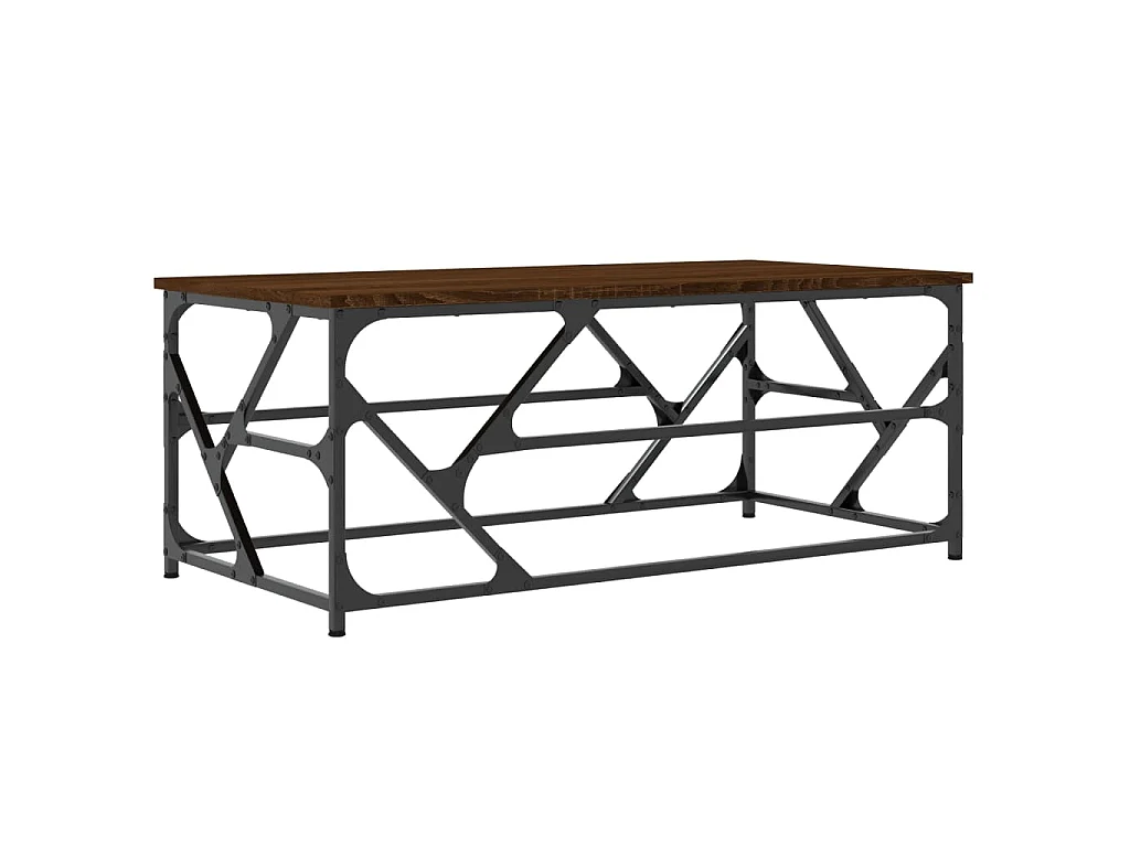 Table basse Chêne marron 100x50x40 cm Bois d'ingénierie