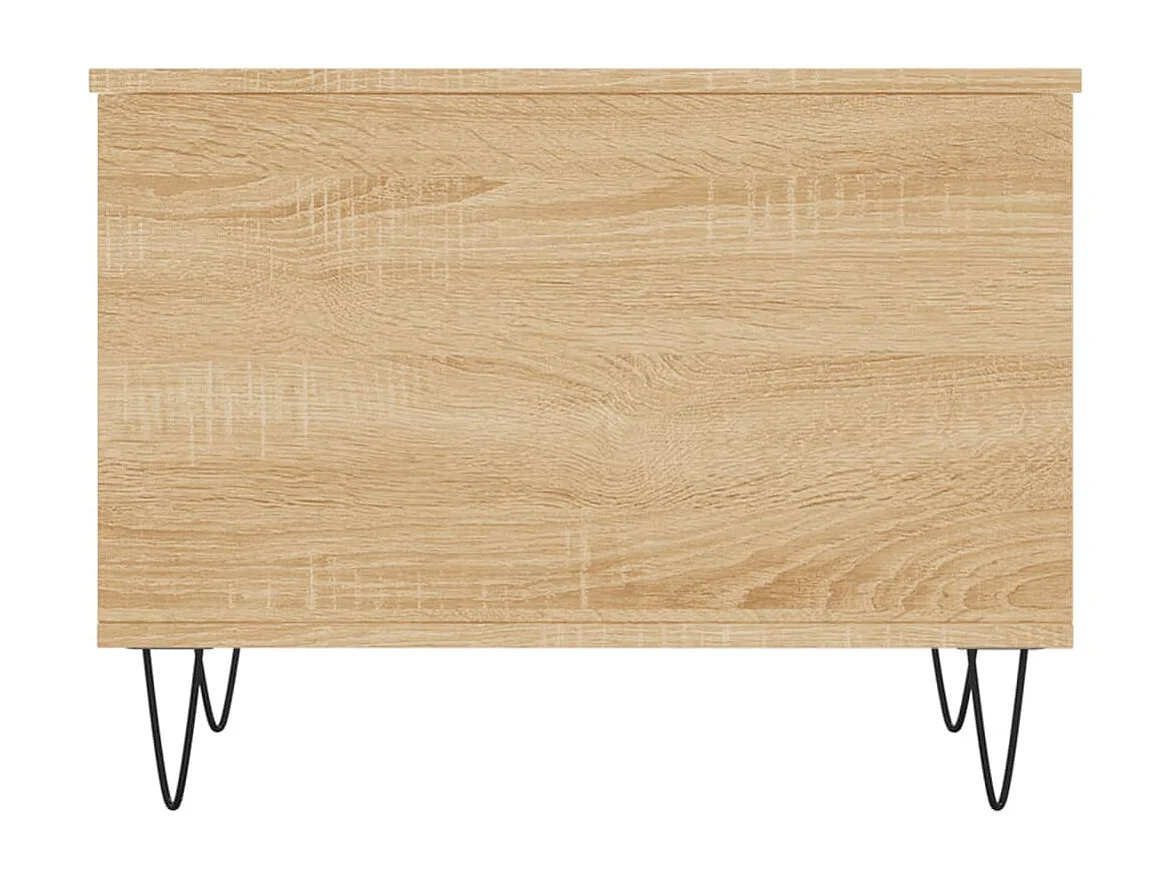 Table basse Chêne sonoma 60x44,5x45 cm Bois d'ingénierie