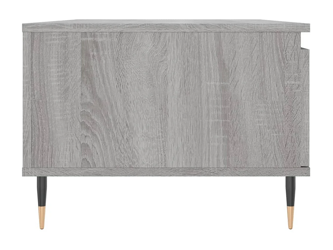 Mesa de centro 90x50x36,5 cm derivados madeira cinzento sonoma