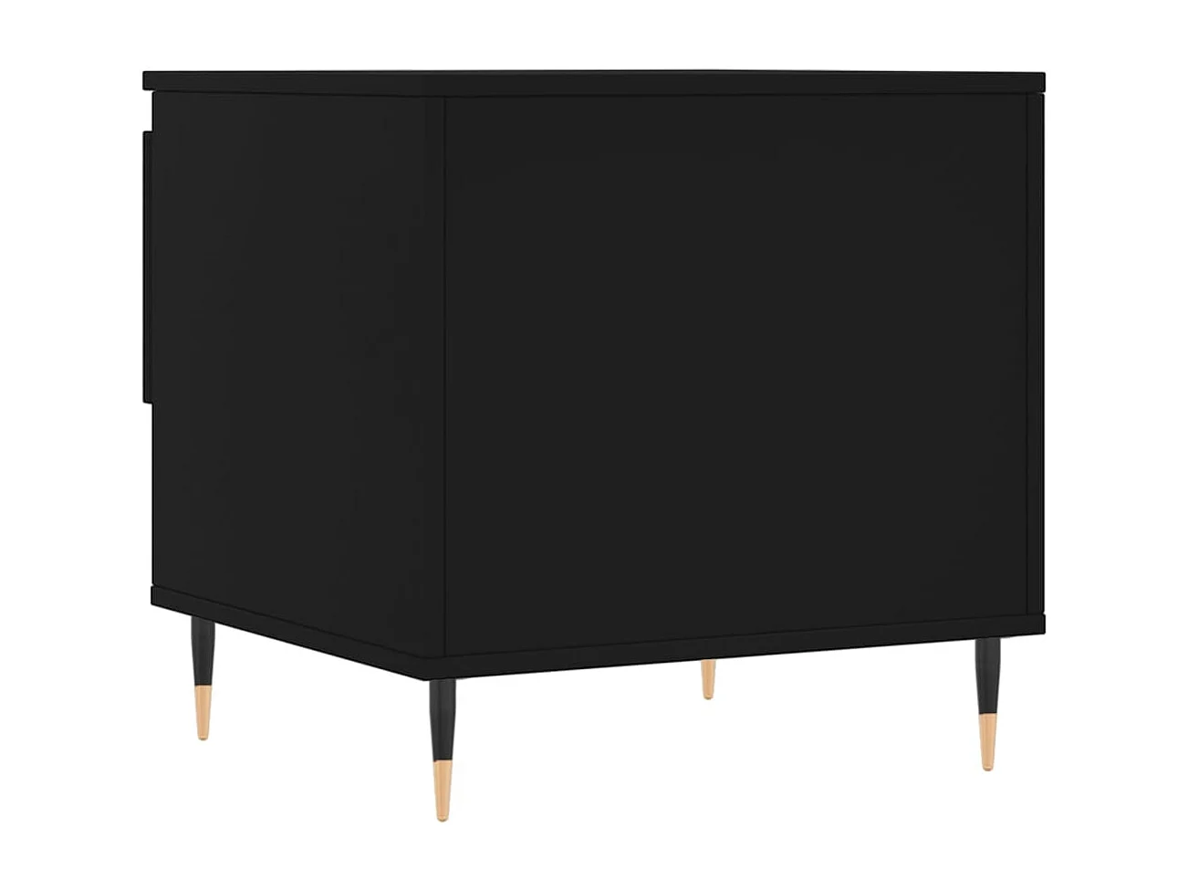 Couchtische 2 Stk. Schwarz 50x46x50 cm Holzwerkstoff