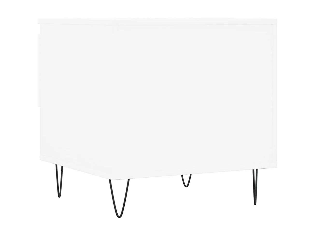 Couchtisch Weiß 50x46x50 cm Holzwerkstoff