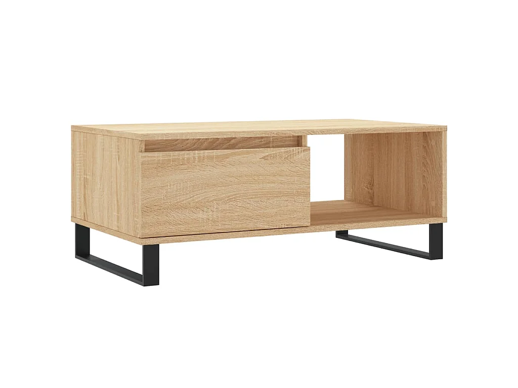 Table basse Chêne sonoma 90x50x36,5 cm Bois d'ingénierie