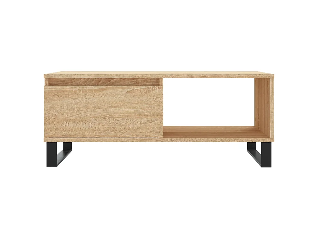 Table basse Chêne sonoma 90x50x36,5 cm Bois d'ingénierie