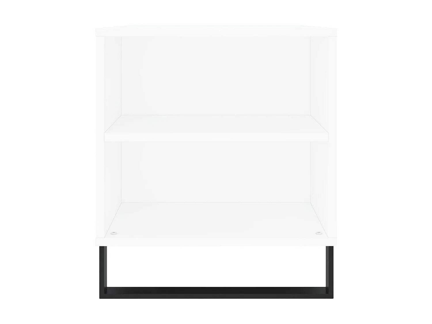 Table basse blanc 102x44,5x50 cm bois d'ingénierie