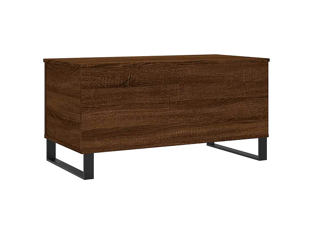 Table basse Chêne marron 90x44,5x45 cm Bois d'ingénierie