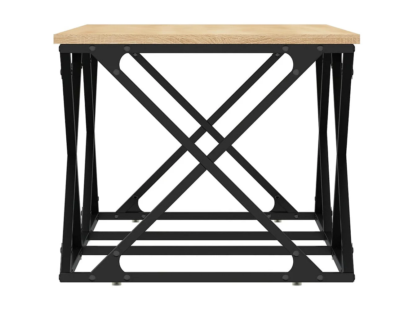 Salontafel 100x49x40 cm bewerkt hout sonoma eikenkleurig