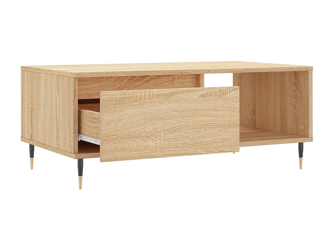 Couchtisch Sonoma-Eiche 90x50x36,5 cm Holzwerkstoff