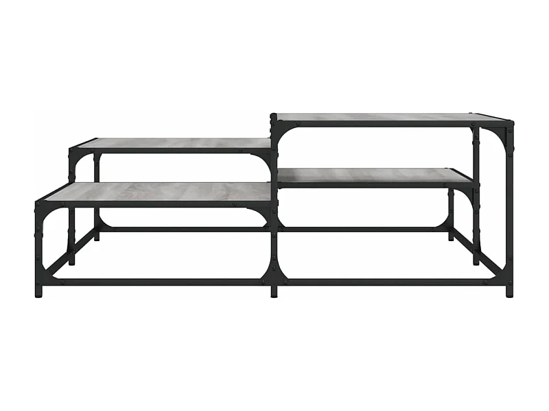 Couchtisch Grau Sonoma 107x107x40 cm Holzwerkstoff