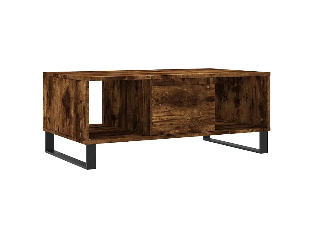 Couchtisch Räuchereiche 90x50x36,5 cm Holzwerkstoff