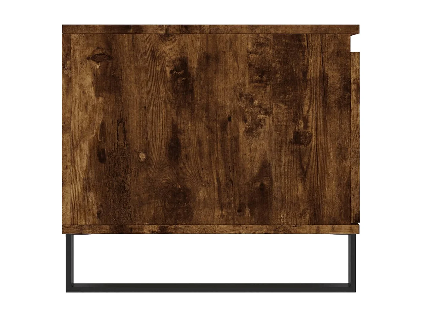 Salontafel 100x50x45 cm bewerkt hout gerookt eikenkleurig