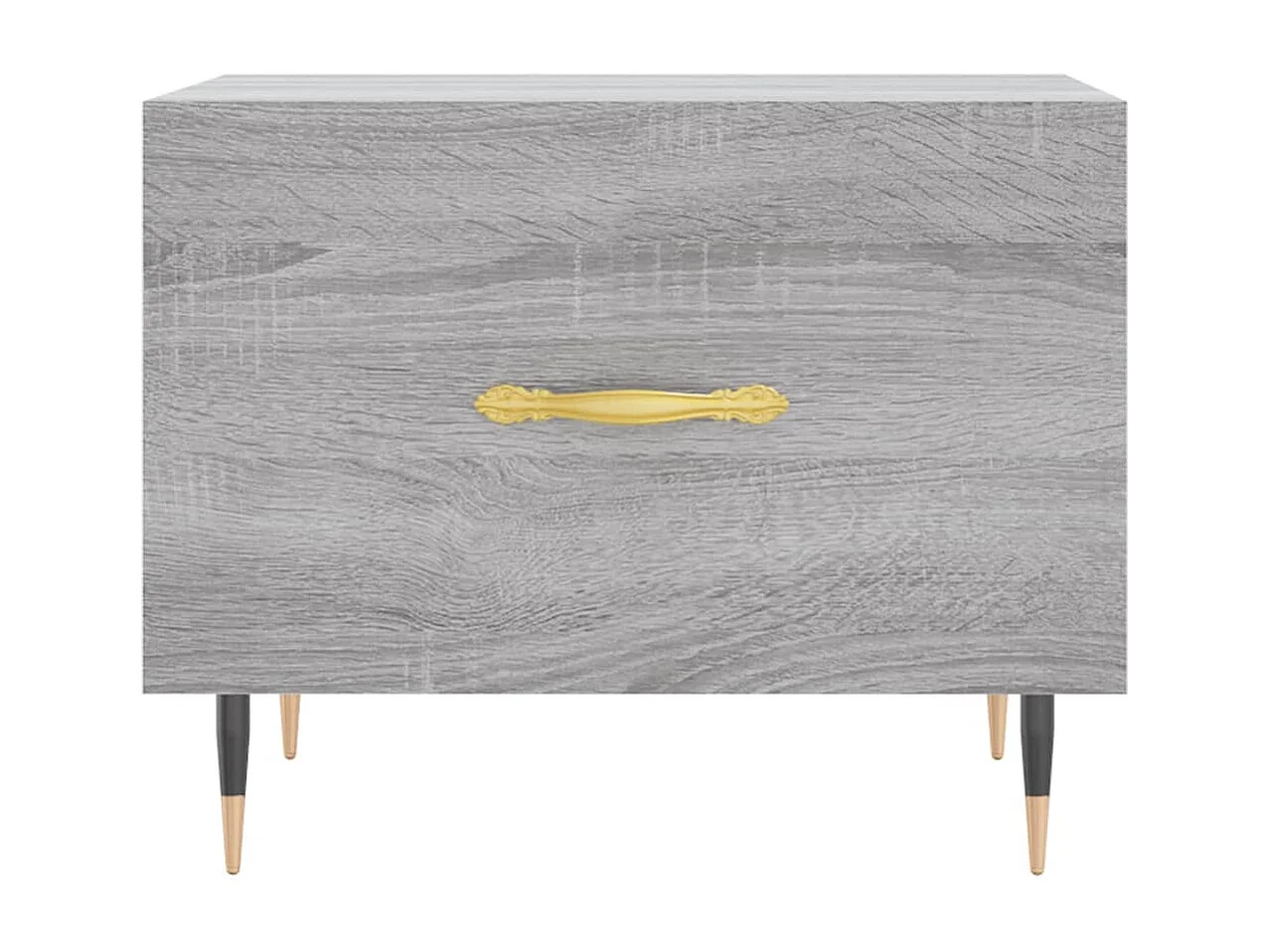 Tables basses 2 pcs sonoma gris 50x50x40 cm bois d'ingénierie