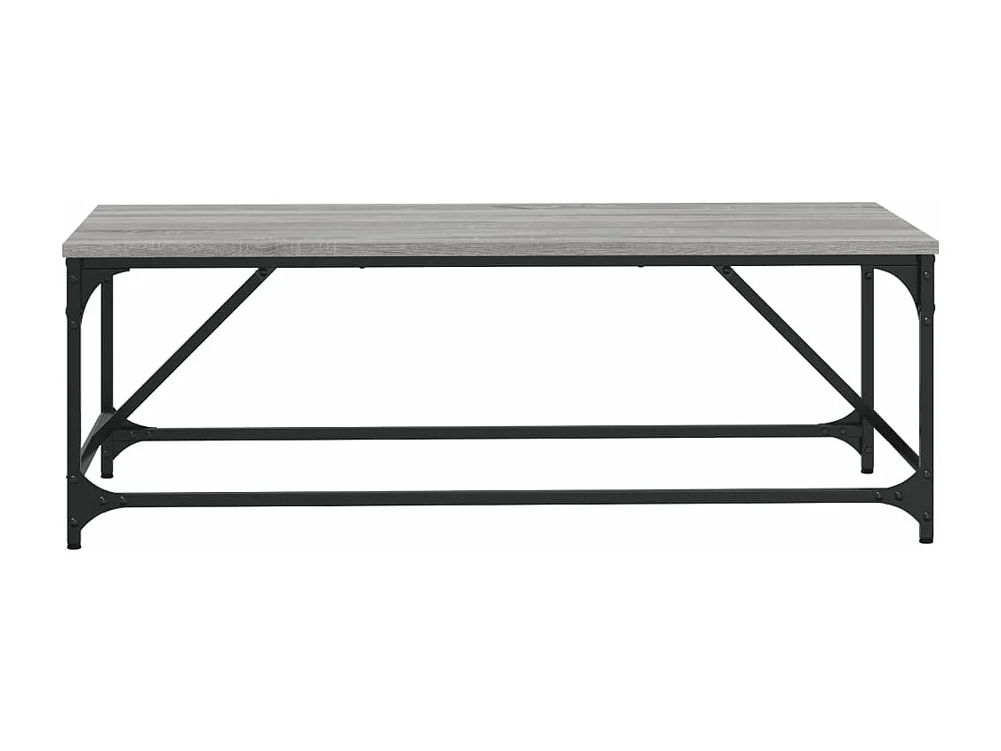 Table basse Sonoma gris 100x50x35 cm Bois d'ingénierie
