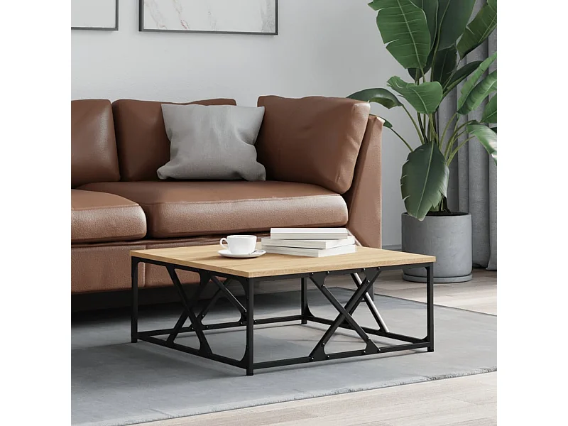 Couchtisch Sonoma-Eiche 70x70x30 cm Holzwerkstoff