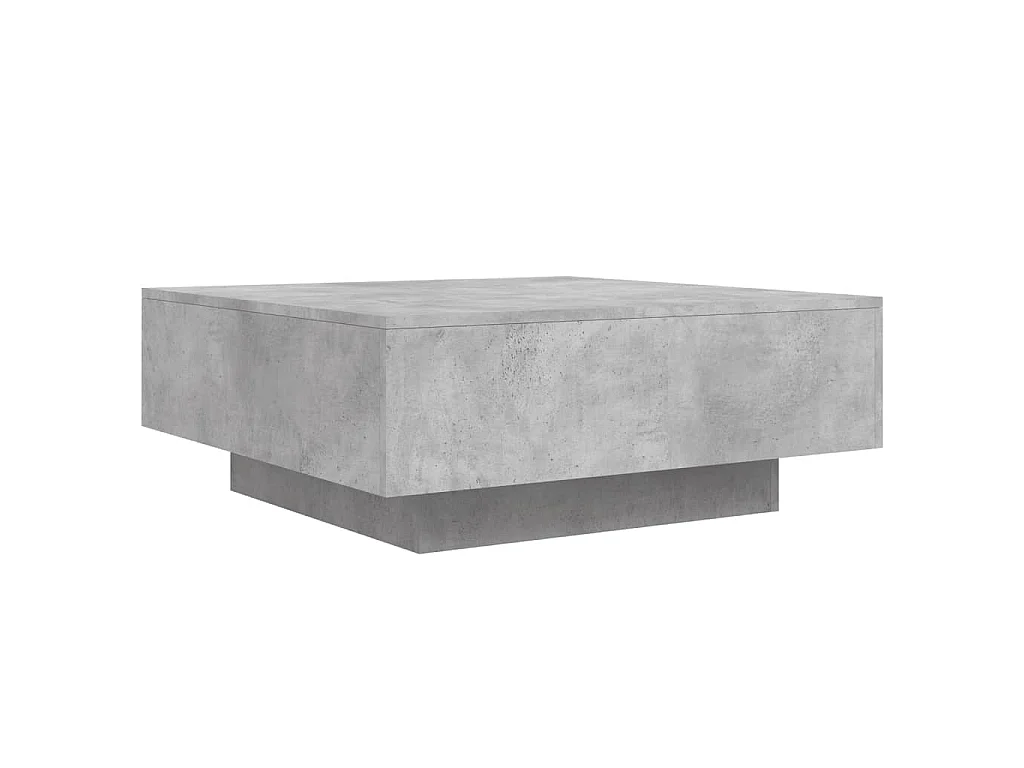 Couchtisch Betongrau 80x80x31 cm Holzwerkstoff