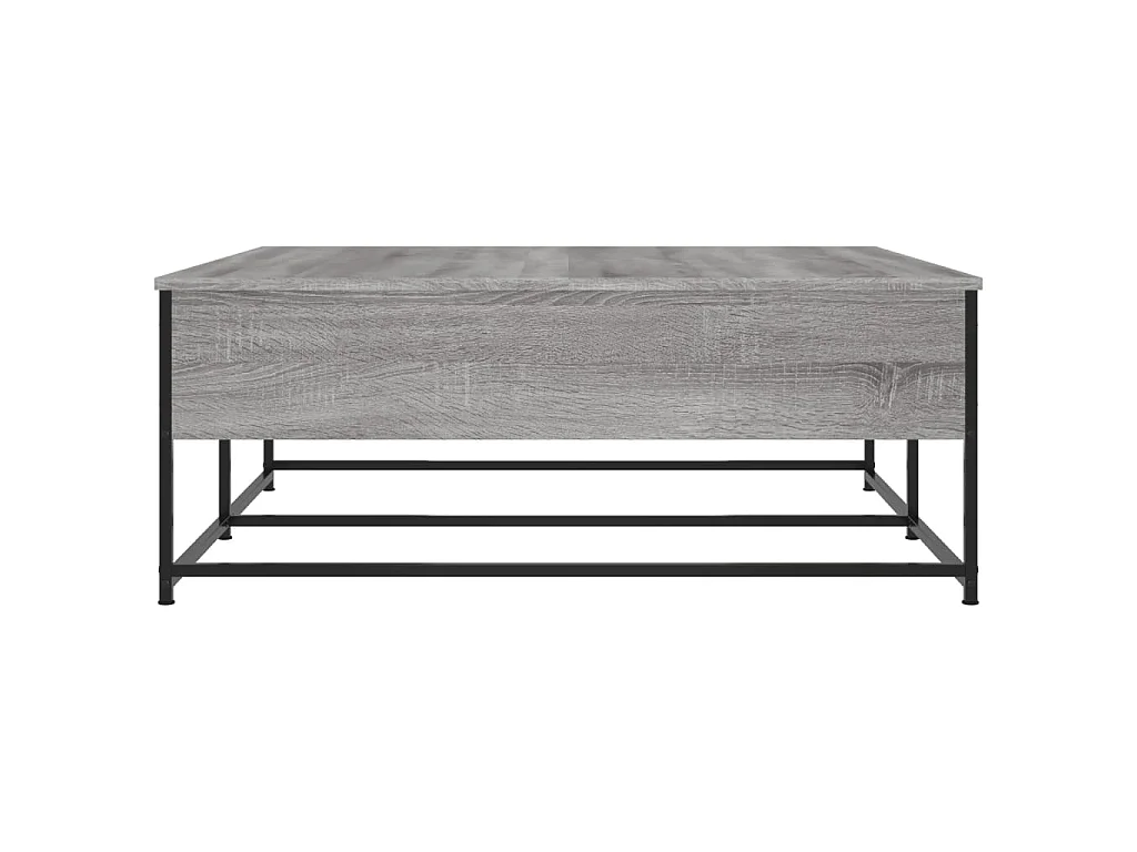 Tavolino da Salotto Grigio Sonoma 100x99x40cm Legno Multistrato