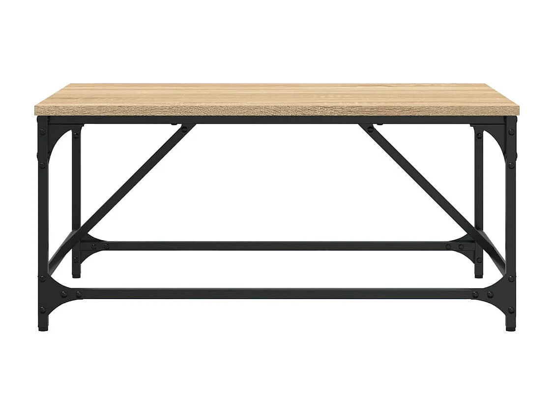 Table basse chêne sonoma 75x50x35 cm bois d'ingénierie