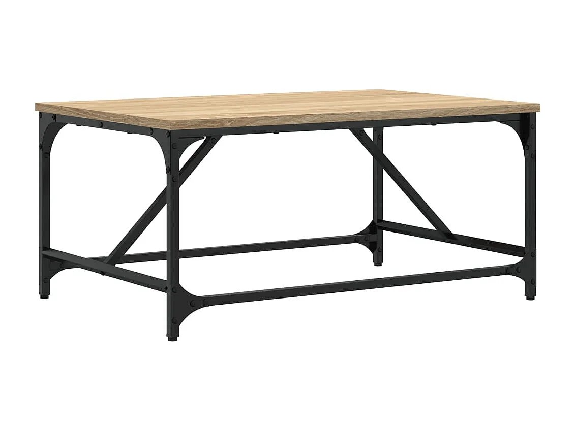 Table basse chêne sonoma 75x50x35 cm bois d'ingénierie