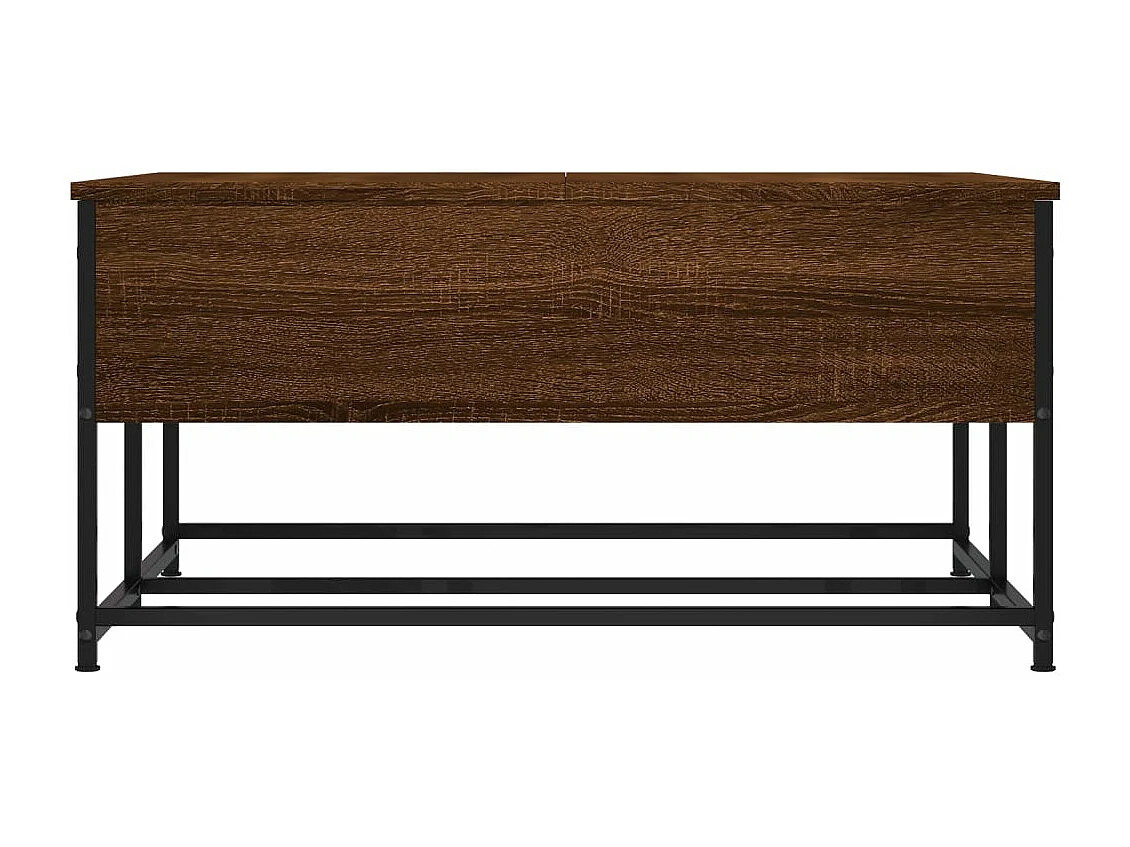 Couchtisch Braun Eichen-Optik 80x80x40 cm Holzwerkstoff